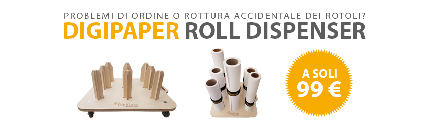 Digipaper Roll Dispenser - Offerta lancio 79€